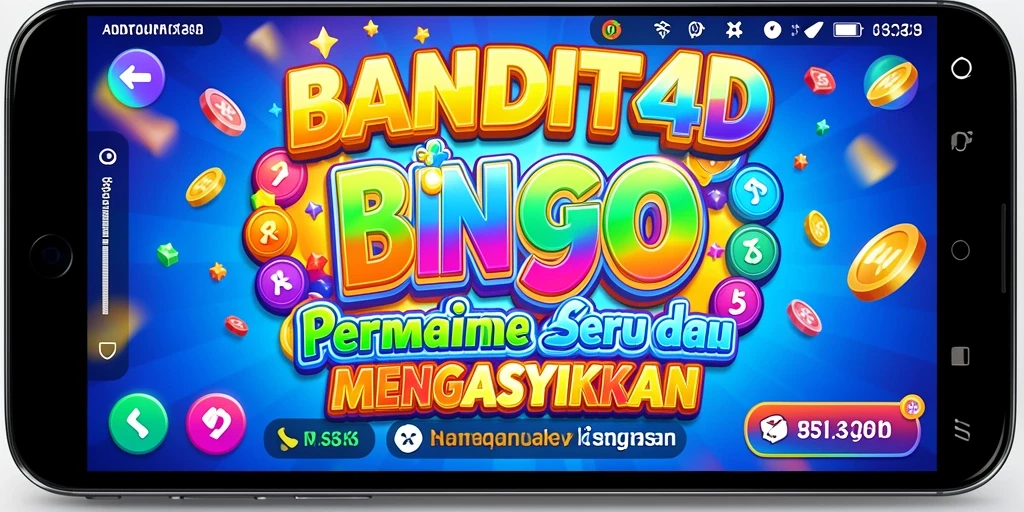 Screenshot menampilkan gameplay Bingo yang seru di BANDIT4D.