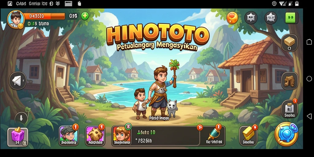 Tampilan gameplay HINOTOTO yang menarik dan interaktif.