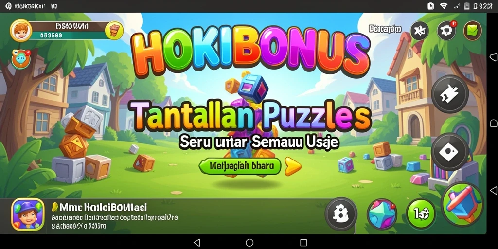 Tampilan gameplay HOKIBONUS yang seru dan menantang.