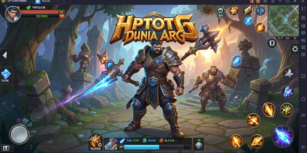 Tampilan gameplay ARPG yang seru dan menantang di HPTOTO.