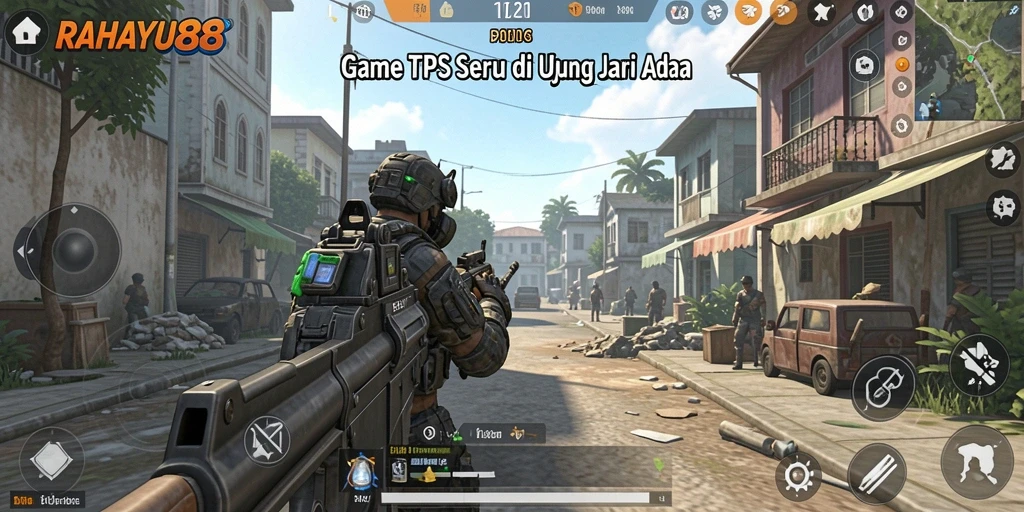 Tangkapan layar game TPS RAHAYU88 dengan aksi mendebarkan.