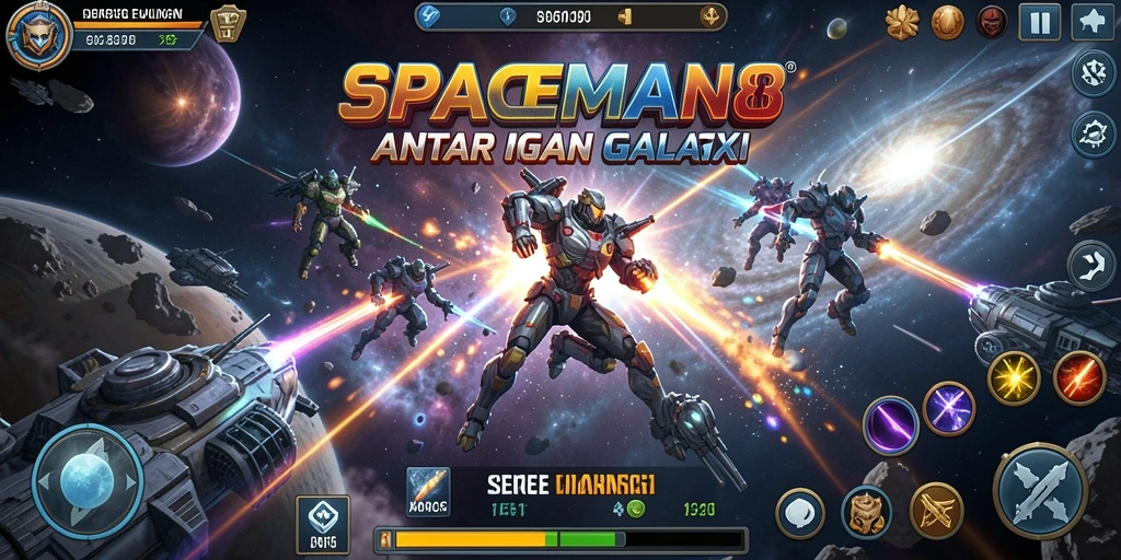 Tangkapan layar gameplay SPACEMAN88 dengan pertarungan yang intens.