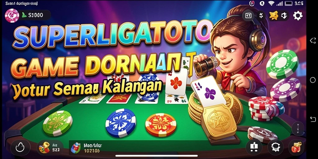Tampilan gameplay <strong>SUPERLIGATOTO</strong> yang seru dan interaktif.